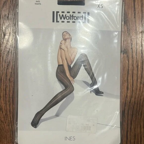 Wolford Ines Tights XS Black Previously owned - Picture 1 of 1